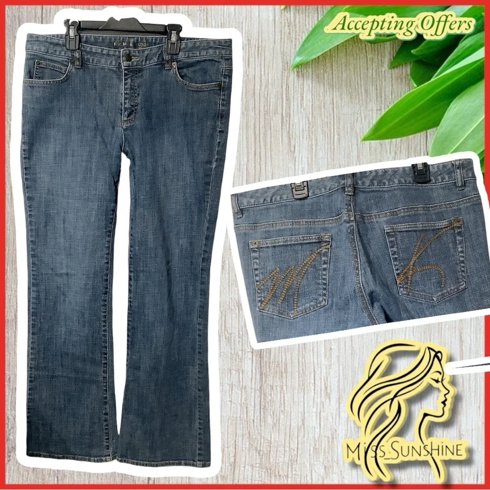 Michael Kors - Sz 12 x 32 length - light bootcut jeans denim quality